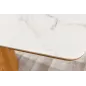 Invicta Stół UNIQUE drewno dębowe optyka białego marmuru 200cm / 45142