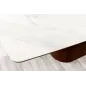 Invicta Stół UNIQUE drewno orzechowe optyka białego marmuru 200cm / 45139 Invicta Stół UNIQUE drewno orzechowe optyka białego marmuru 200cm / 45139