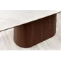 Invicta Stół UNIQUE drewno orzechowe optyka białego marmuru 200cm / 45139 Invicta Stół UNIQUE drewno orzechowe optyka białego marmuru 200cm / 45139