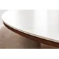 Invicta Stół UNIQUE drewno orzechowe okrągły optyka białego marmuru 120cm / 45144 Invicta Stół UNIQUE drewno orzechowe okrągły optyka białego marmuru 120cm / 45144