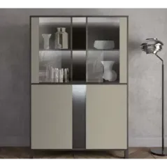 VENUS Włoska witryna 1 drzwiowa z LED 68 x 180 x 45cm