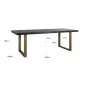 Stół do jadalni LUXOR diament brązowy 230cm / 7749 - Richmond