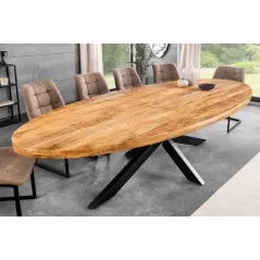 Invicta GALAXIE Oval Stół do jadalni mango 240cm / 45771
