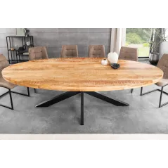 Invicta GALAXIE Oval Stół do jadalni mango 240cm / 45771