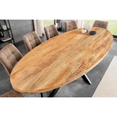 Invicta GALAXIE Oval Stół do jadalni mango 240cm / 45771