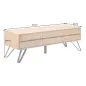 Invicta LIVING EDGE Szafka RTV dąb dziki 160cm / 46342 Invicta LIVING EDGE Szafka RTV dąb dziki 160cm / 46342