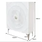 Invicta Komoda GOLDEN SUNSET WHITE wysoka Bailey 120cm / 48108