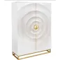Invicta Komoda GOLDEN SUNSET WHITE wysoka 95cm / 48409