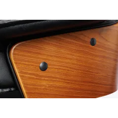 Invicta Fotel biurowy MANHATTAN obrotowy imitacJa skóry orzech 64cm / 44195