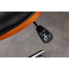 Invicta Fotel biurowy MANHATTAN obrotowy imitacJa skóry orzech 64cm / 44195