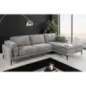 Invicta Sofa narożna MANHATTAN tkanina teksturowana szara 295 x 88 x 85cm / 44278