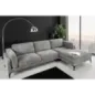 Invicta Sofa narożna MANHATTAN tkanina teksturowana szara 295 x 88 x 85cm / 44278