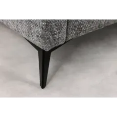 Invicta Sofa narożna MANHATTAN tkanina teksturowana szara 295 x 88 x 85cm / 44278