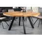 Invicta IRON CRAFT stół do jadalni okrągły naturalne Mango Ø 140cm / 45256