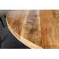 Invicta IRON CRAFT stół do jadalni okrągły naturalne Mango Ø 140cm / 45256