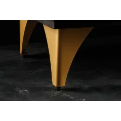 Invicta Komoda GOLDEN SUNSET czarne złoto z drewna mango 3D 140 x 75 x 38cm / 46658