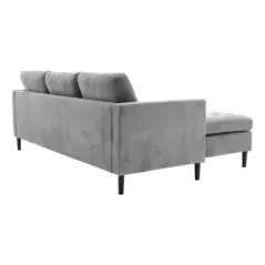 Invicta Sofa narożna STOCKHOLM szary sztruks 220cm / 44150