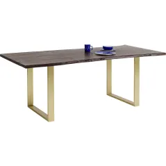 Kare Stół do jadalni HARMONY orzechowy 200 x 76 x 100cm / 84580