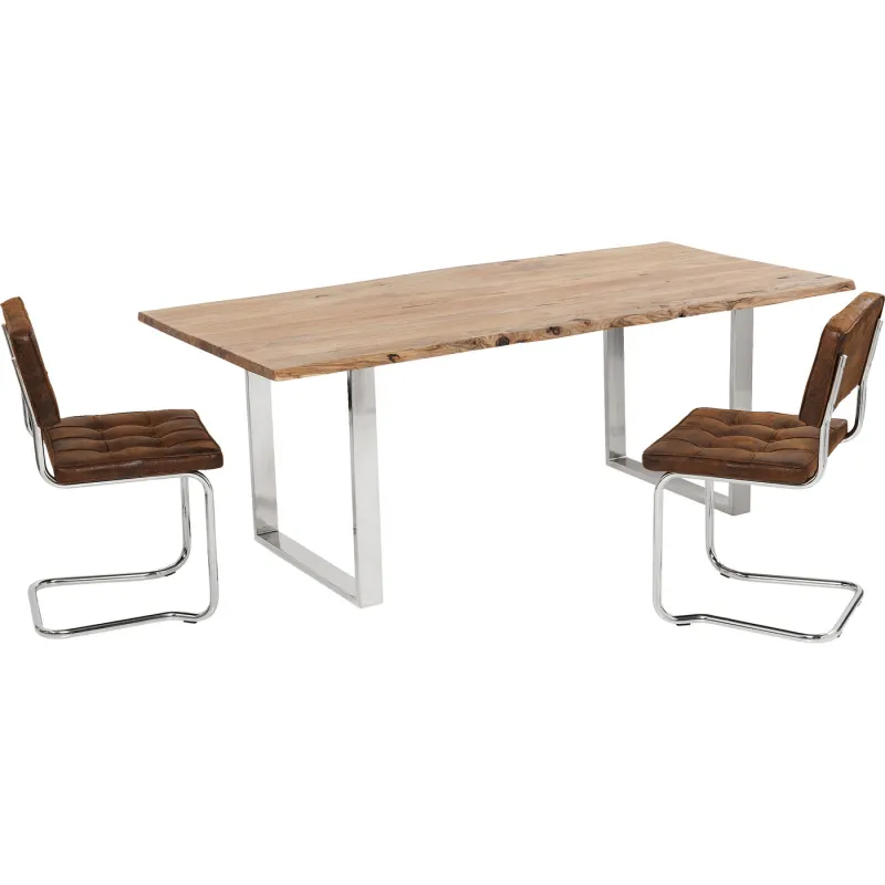 Kare Stół do jadalni HARMONY chromowany 200 x 76 x 100cm / 84485 Kare Stół do jadalni HARMONY chromowany 200 x 76 x 100cm / 84485