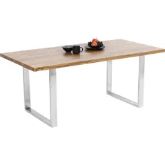 Kare Stół do jadalni JACKIE chromowany 160 x 76 x 80cm / 84587