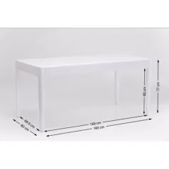 Kare Stół do jadalni BROOKLYN orzech włoski 175 x 76 x 90cm / 81266