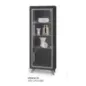 SILVER Włoska Witryna 1 drzwiowa z LED 64 x 180 x 45cm