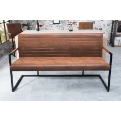 Ławka Loft 160cm vintage brąz / 38198