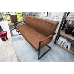 Ławka Loft 160cm vintage brąz / 38198