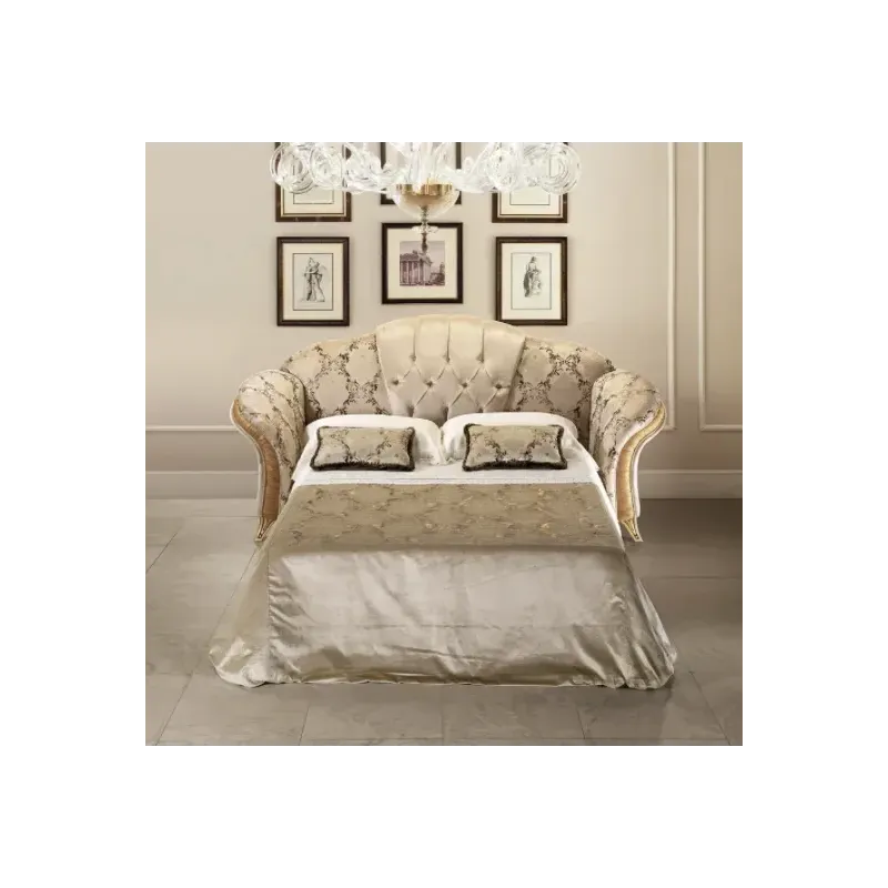 MELODIA Włoska sofa 3 osobowa rozkładana 240 x 109 x 93cm / ArredoClassic MELODIA Włoska sofa 3 osobowa rozkładana 240 x 109 x 93cm / ArredoClassic