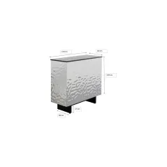 Kare Barek CALDERA srebrny 120 x 105 x 48cm / 87846