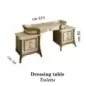 MELODIA Włoska toaletka 215 x 85 x 50cm / ArredoClassic MELODIA Włoska toaletka 215 x 85 x 50cm / ArredoClassic