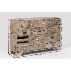 Kare Komoda PURO 135 x 78 x 60cm / 81335