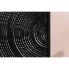 Invicta komoda wysoka ORBIT 3D czarne mango 85 x 120 x 45cm / 47606