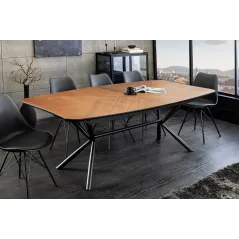 Invicta Stół rozkładany GRANDEZZA fornir drewno orzechowe 180 - 270cm / 46568