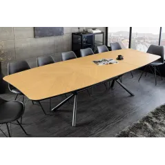 Invicta Stół rozkładany GRANDEZZA fornir drewno dębu 180 - 270cm / 46554