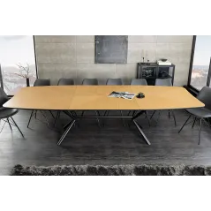 Invicta Stół rozkładany GRANDEZZA fornir drewno dębu 180 - 270cm / 46554