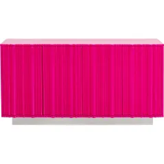 Kare Komoda STUCCO różowy 152 x 80 x 40cm / 70983
