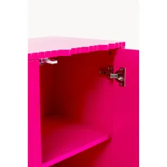 Kare Komoda STUCCO różowy 152 x 80 x 40cm / 70983