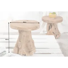 Invicta Stolik ROOT lite drewno teak 40cm / 37139