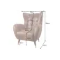 Invicta Fotel uszak DON antyczny brąz mikrofibra 88cm / 44550 Invicta Fotel uszak DON antyczny brąz mikrofibra 88cm / 44550