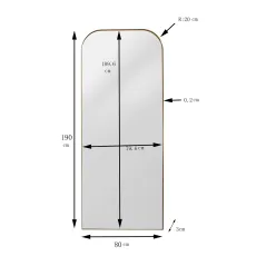 Kare Lustro OPERA 80 x 190 x 3cm / 80117