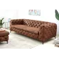 Invicta MODERN BAROCK Sofa antyczny brąz 235 x 72 x 95cm / 44396 Invicta MODERN BAROCK Sofa antyczny brąz 235 x 72 x 95cm / 44396