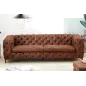 Invicta MODERN BAROCK Sofa antyczny brąz 235 x 72 x 95cm / 44396 Invicta MODERN BAROCK Sofa antyczny brąz 235 x 72 x 95cm / 44396