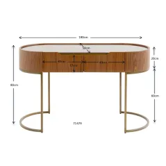 Kare Biurko GIORGIO 140 x 55 x 42cm / 71479