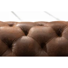 Invicta MODERN BAROCK Narożnik antyczny brąz mikrofibra prawostronny 275 x 72 x 160cm / 6540667