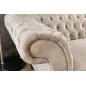 Invicta CHESTERFIELD PARIS Sofa szampański aksamit 225 x 80 x 95cm / 42662