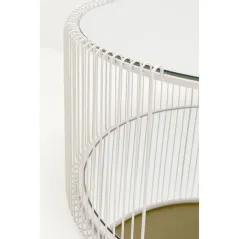 Kare Stolik kawowy WIRE DOUBLE złoty 80 x 40 x 80cm / 70338