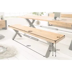 Invicta THOR Ławka do siedzenia dąb dziki 180cm / 6538807
