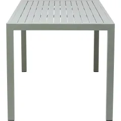 Kare Stół ogrodowy MALMO zielony 140 x 75 x 80cm / 70626