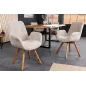 Invicta Krzesło BALTIC obrotowe 360° beżowe Bouclé 61cm / 44199